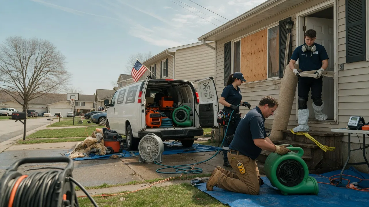 Water Damage Restoration in Huntertown, IN near me